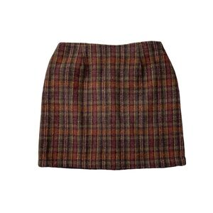 Woman’s Fargo Clothing & Supply Co wool blend plaid skirt size 9/10
